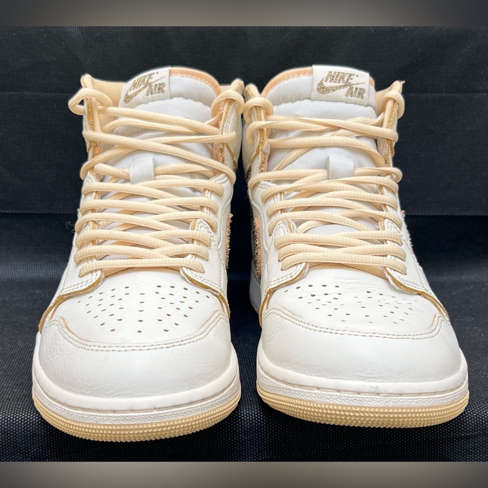 Jordan 1 Retro High OG Men's Sail Craft Vibrations Of Naija Sneakers FD8631-100 - Picture 3 of 8
